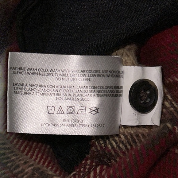 Orvis Mens Big Bear Heavy Weight Double Brushed Flannel Shirt - Picture 8 of 13